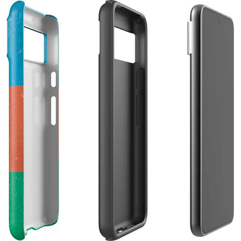 Azerbaijan Flag Distressed Google Pixel 8 Impact Case